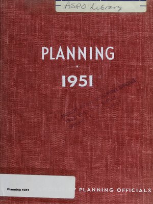 cover image of Planning 1951